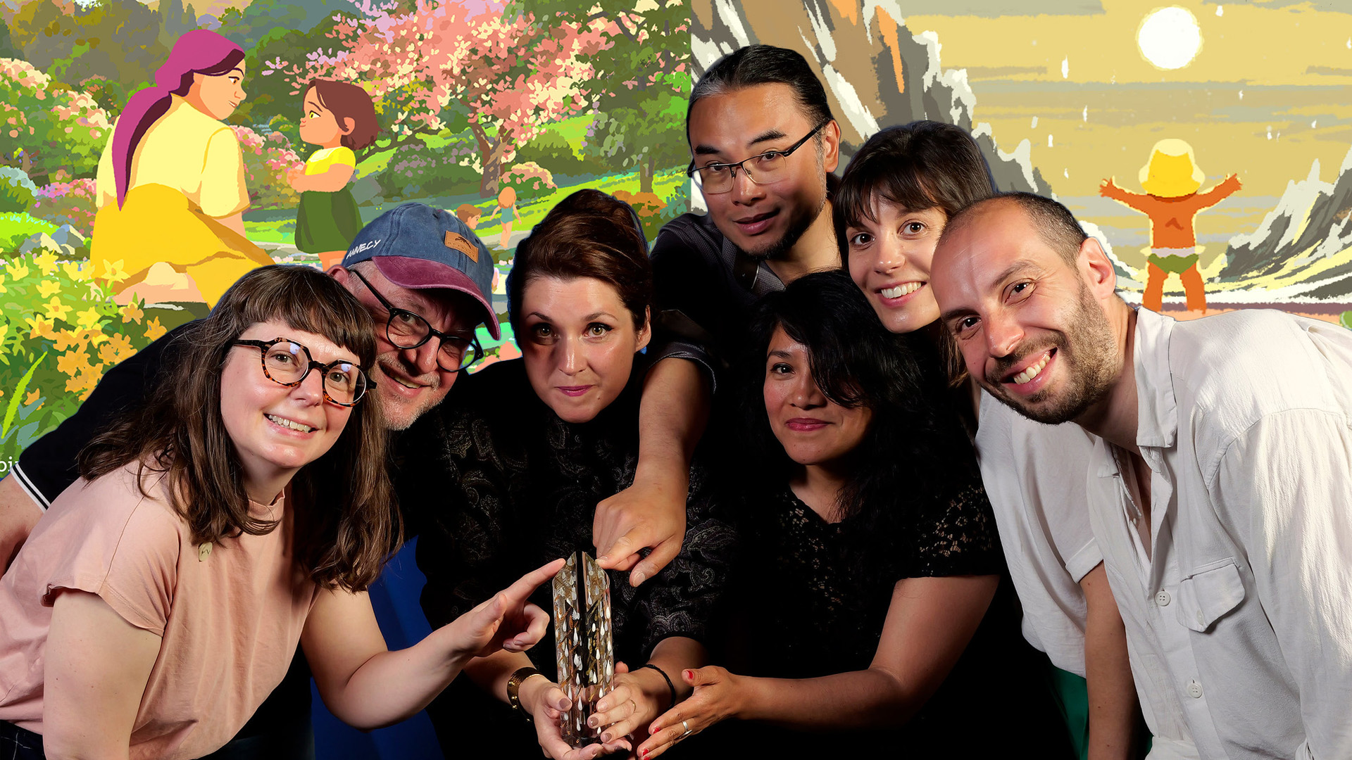 L'équipe du film reçoit le Prix du Public au Festival d'Annecy 2025 ©ANNECY FESTIVAL/E. Perdu
